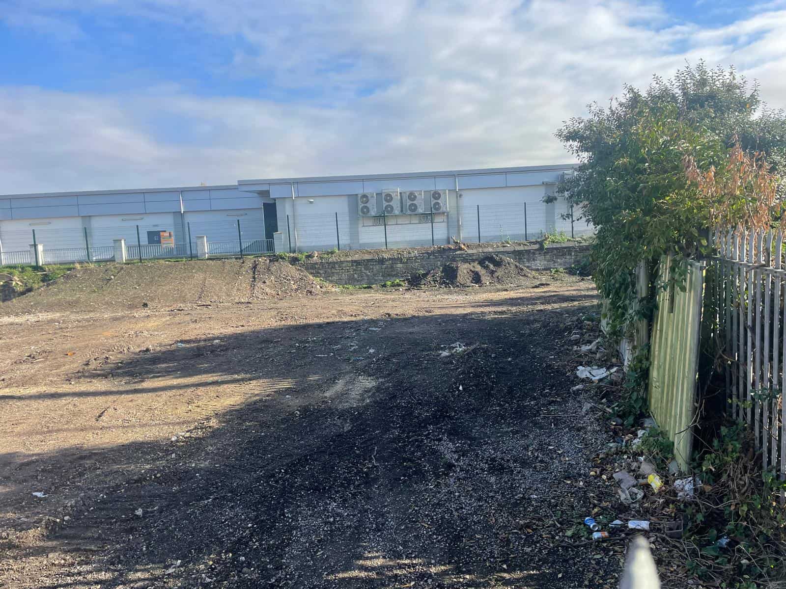 Foundation preparation for ECO-MSE retaining wall at Normanton Station Car Park